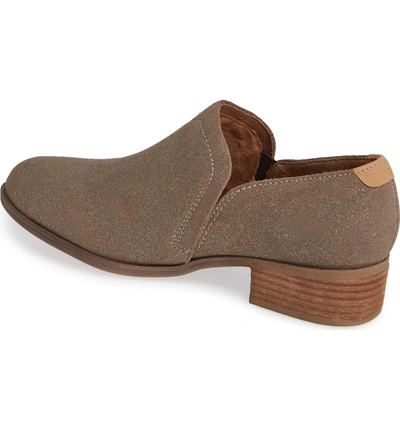 Shop Toms Shaye Bootie In Dusty Gold Suede