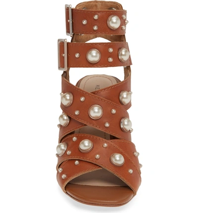 Shop Kelsi Dagger Brooklyn Mallory Sandal In Saddle Leather