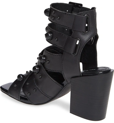 Shop Kelsi Dagger Brooklyn Mallory Sandal In Black Leather
