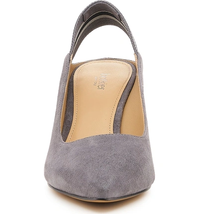 Shop Botkier Cobble Hill Slingback Pump In French Grey Suede