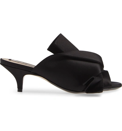 Shop N°21 N?21 Bow Slide Sandal In Black