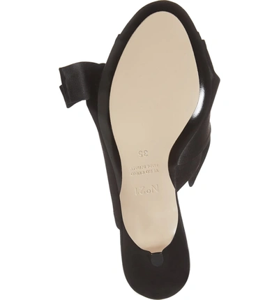 Shop N°21 N?21 Bow Slide Sandal In Black