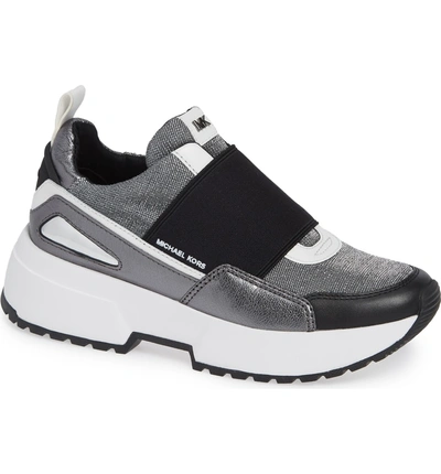 Michael Michael Kors Cosmo Slip-on Sneakers In Silver | ModeSens