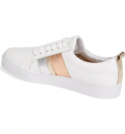 Shop Kaanas Bristol Sneaker In Gold Leather