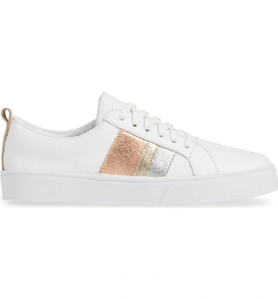 Shop Kaanas Bristol Sneaker In Gold Leather