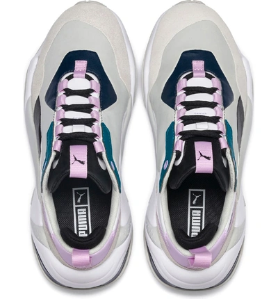 Shop Puma Thunder Electric Sneaker In Deep Lagoon/ Orchid Bloom