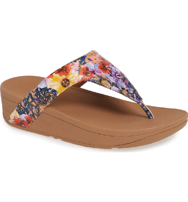 fitflop lottie flower crush wedge sandal