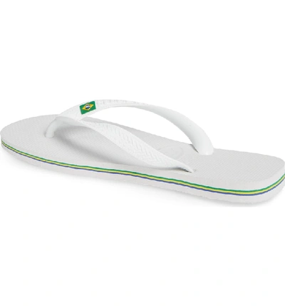 Havaianas Brazil Stripe Flip-flop In White