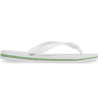 Havaianas Brazil Stripe Flip-flop In White