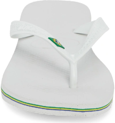 Havaianas Brazil Stripe Flip-flop In White