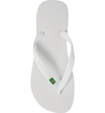 Havaianas Brazil Stripe Flip-flop In White