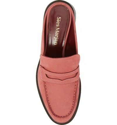 Shop Sies Marjan Adele Loafer Mule In Dark Salmon