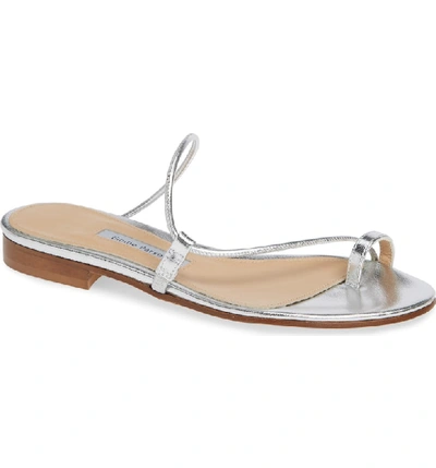 Shop Emme Parsons Susan Slide Sandal In Silver