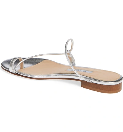 Shop Emme Parsons Susan Slide Sandal In Silver