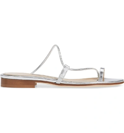 Shop Emme Parsons Susan Slide Sandal In Silver