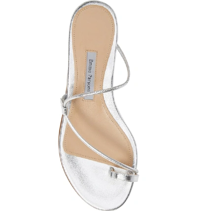 Shop Emme Parsons Susan Slide Sandal In Silver