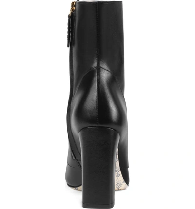 Shop Gucci Victoire Bootie In Black Leather