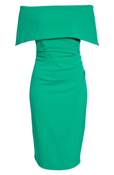 Shop Vince Camuto Popover Dress In Green