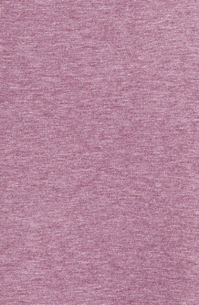 Shop Bobeau One-button Fleece Wrap Cardigan In Heather Purple Dark