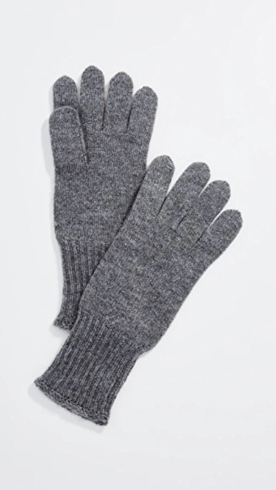 Shop Hat Attack Cashmere Gloves In Charcoal