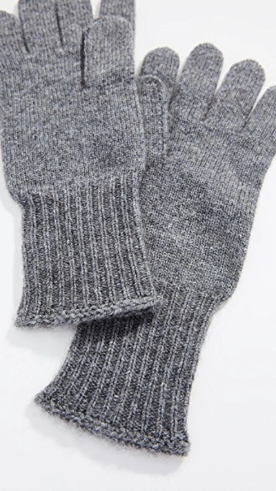 Shop Hat Attack Cashmere Gloves In Charcoal