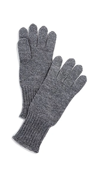 Shop Hat Attack Cashmere Gloves In Charcoal