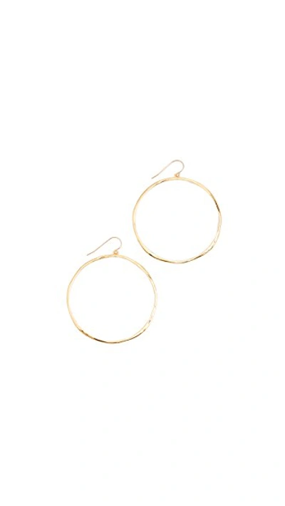 Shop Gorjana G Ring Earrings In Gold