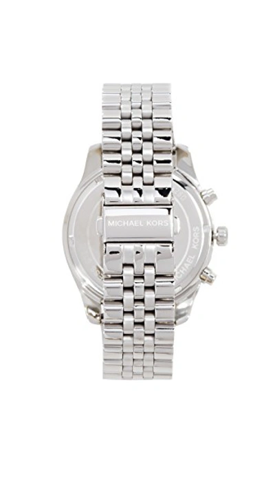 Shop Michael Kors Lexington Watch, 45mm In Silver