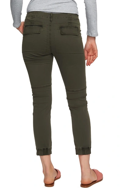 Shop 1.state Patch Pocket Twill Pants In Olive Earth