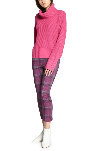 Shop Sanctuary Cowl Neck Shaker Sweater In Heather Street Pink