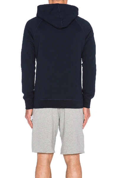 Shop Reigning Champ Core Pullover Hoodie In Navy
