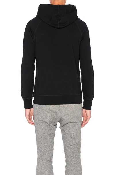Reigning Champ Midweight Terry Cotton Hoodie In Black