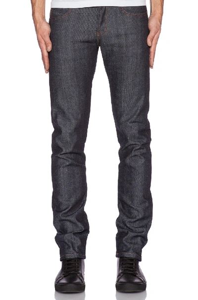 Shop Naked And Famous Super Skinny Guy 12.5 oz Stretch Selvedge In Indigo