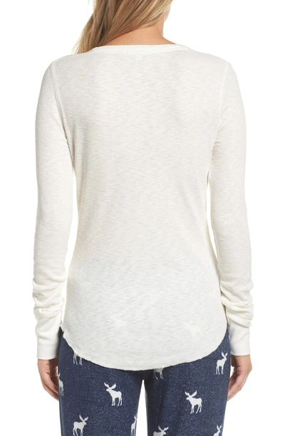 Shop Pj Salvage Thermal Henley In Natural