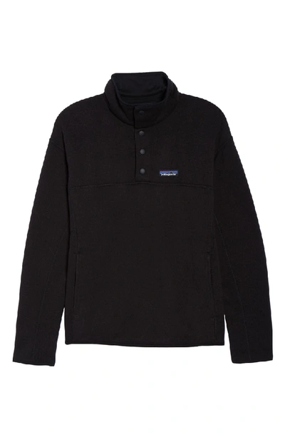 Shop Patagonia Lightweight Better Sweater Marsupial Fleece Pullover In Black