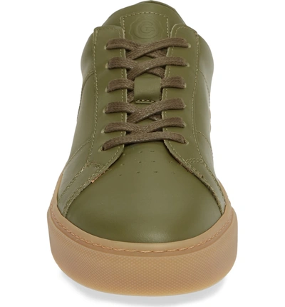 Shop Greats Royale Sneaker In Olive/ Gum Leather