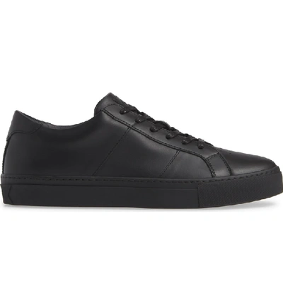Shop Greats Royale Sneaker In Black/ Black Leather