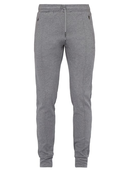 Falke Prep Cotton-Blend Track Pants In Grey | ModeSens