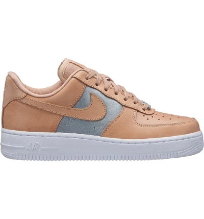 Shop Nike Air Force 1 '07 Se Premium Sneaker In Beige/ Silver/ White