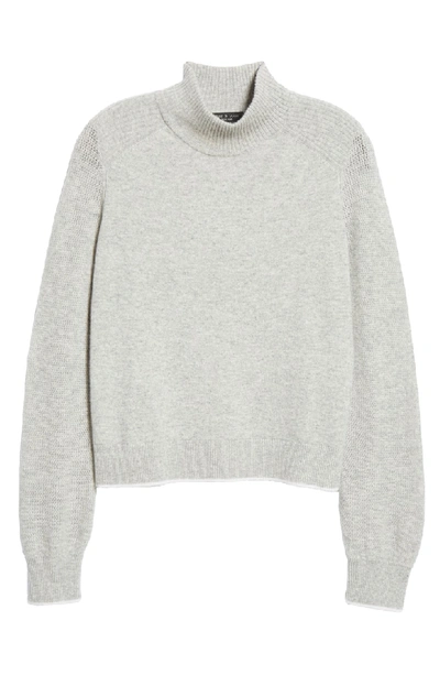 Shop Rag & Bone Yorke Cashmere Sweater In Light Grey