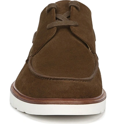 Shop Vince Wellington Moc Toe Derby In Bark