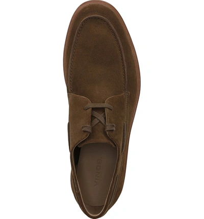 Shop Vince Wellington Moc Toe Derby In Bark