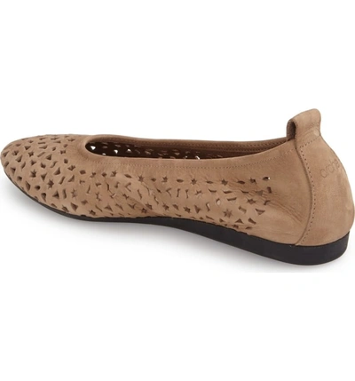 Shop Arche 'lilly' Flat In Sand Leather