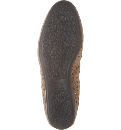 Shop Arche 'lilly' Flat In Sand Leather