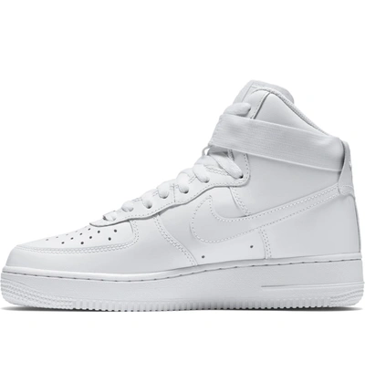 Shop Nike Air Force 1 High Top Sneaker In White/ White/ White