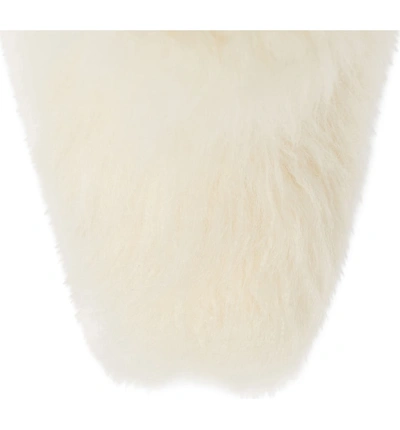 Shop Jeffrey Campbell Fluffy Faux Fur Bootie In White Faux Fur