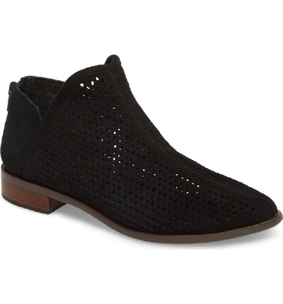 Shop Kelsi Dagger Brooklyn Alley Perforated Bootie In Black