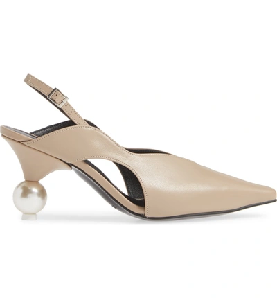 Shop Yuul Yie Doreen Slingback Pump In Beige