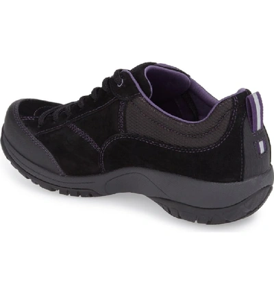 Shop Dansko Paisley Waterproof Sneaker In Black Suede