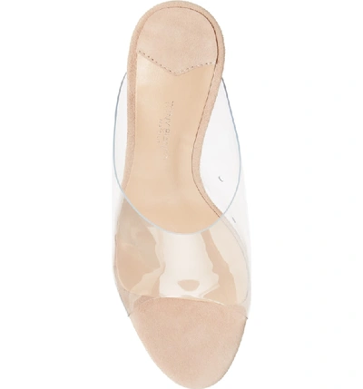 Tony Bianco Indigo Mule In Clear / Blush